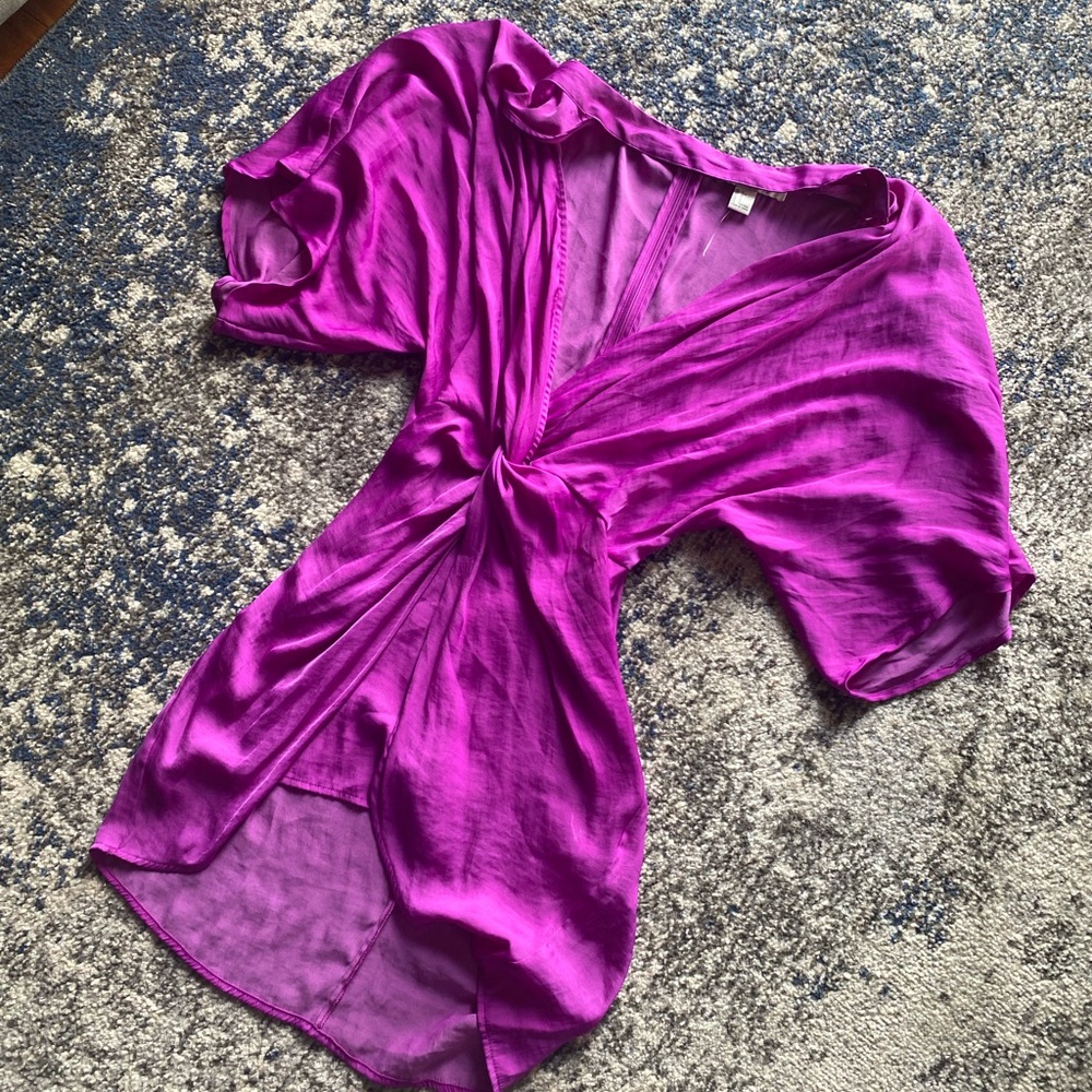Violet F21 Dress. Size L But Can Fit S-M